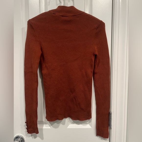 NWOT Sézane Simon Jumper Sweater in Size Medium Caramel - Picture 8 of 14